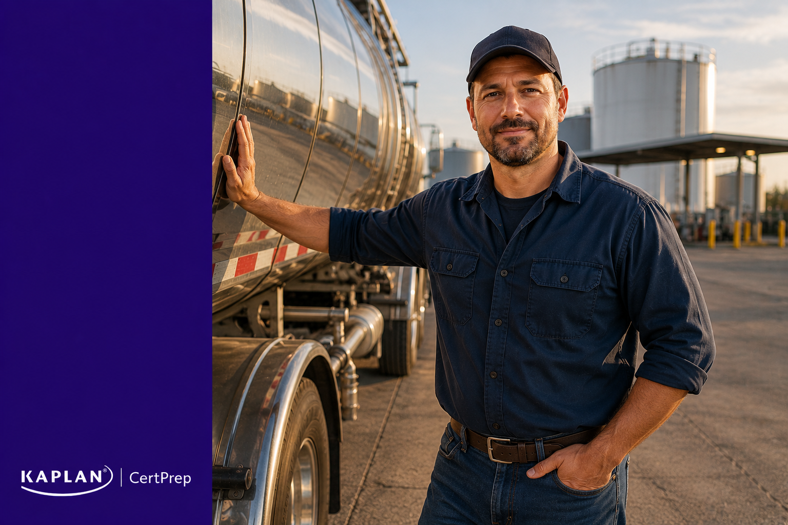 CDL Tanker Endorsement Prep — Kaplan CertPrep exam preparation